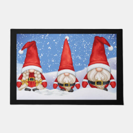 Christmas Gnome Door Mat Fußmatte
