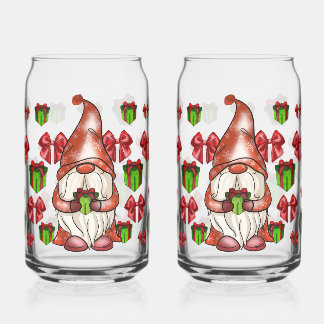 Christmas Gnome Holding Gift | Festive