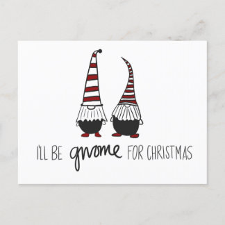 Christmas Gnome Postcard Postkarte