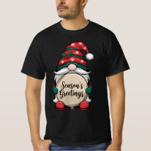 Christmas Gnome Season's Greetings Plaque T - Shir