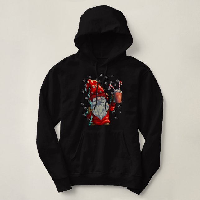Christmas Gnome Shirt Männer Frauen Buffalo Karier (Design vorne)