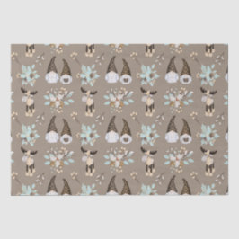 Christmas Gnomes Woodland Seidenpapier