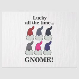 Christmas Gnomes Xmas Lucky Seidenpapier