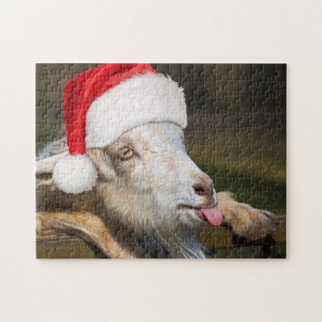Christmas Goat (Horizontal)