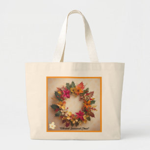 "Christmas Golden Glam" Jumbo Stoffbeutel