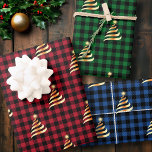 Christmas Golden Tree Buffalo Kariert Red Green Bl Geschenkpapier Set<br><div class="desc">Weihnachten Golden Tree Buffalo Kariert Red Green Blue Wrapping Papers.</div>