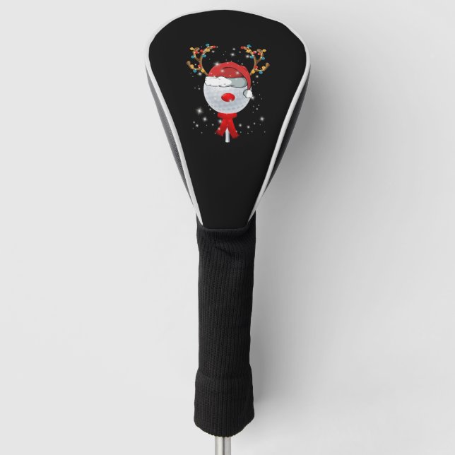 Christmas Golf Ball Headcover (Vorderseite)