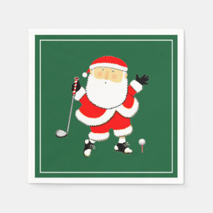 Christmas Golf Party Serviette