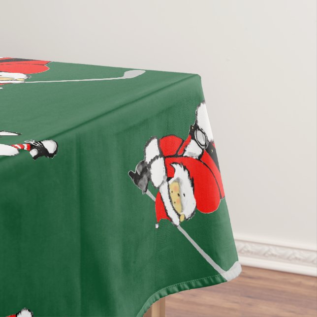 Christmas Golf Party Tischdecke (Beispiel)