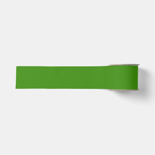 Christmas Green Decorative Grosgrain Ribbon Ripsband (Vorderseite)