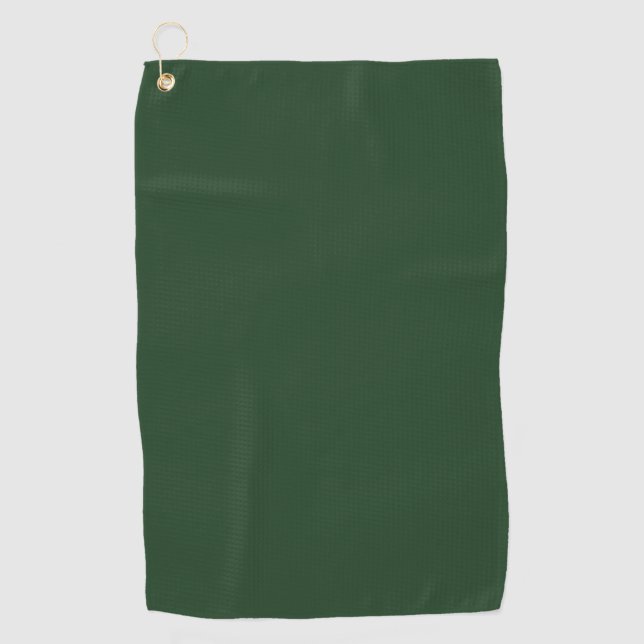 Christmas Green, Holiday Green, Solid Green,  Golfhandtuch (Vorderseite)