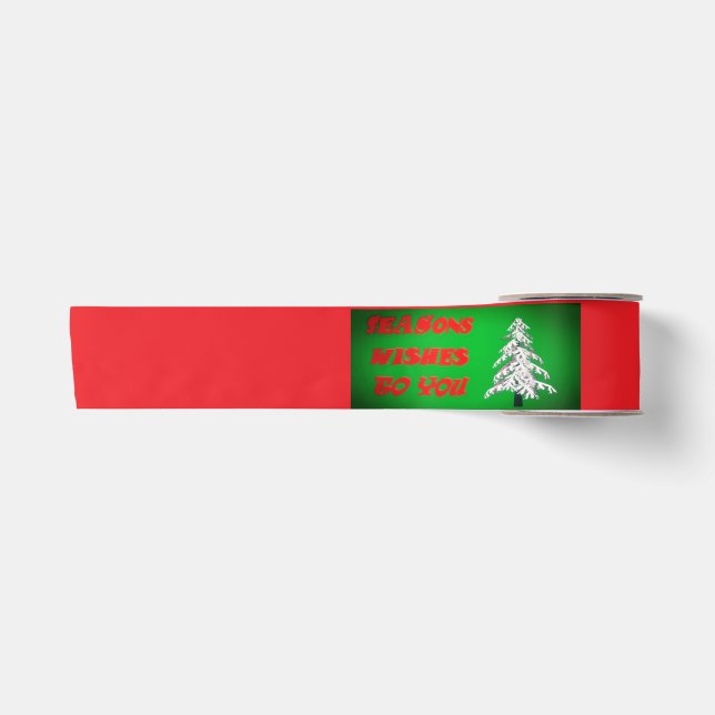 CHRISTMAS GREEN SATINBAND (Vorderseite)