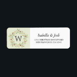 Christmas Greenery Berries Monogram Rücksendeadres<br><div class="desc">Wintergrün verlasse Beeren die Weihnachtsfeiertage Rücksendeadressen-Aufkleber. Einfach die Weihnachtsfächer mit Ihrem Namen,  Ihrer Adresse und dem Monogramm anpassen. Wenn Sie Hilfe benötigen,  kontaktieren Sie uns bitte über unseren Shop.</div>