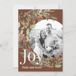 Christmas Greenery Circle Foto Joy