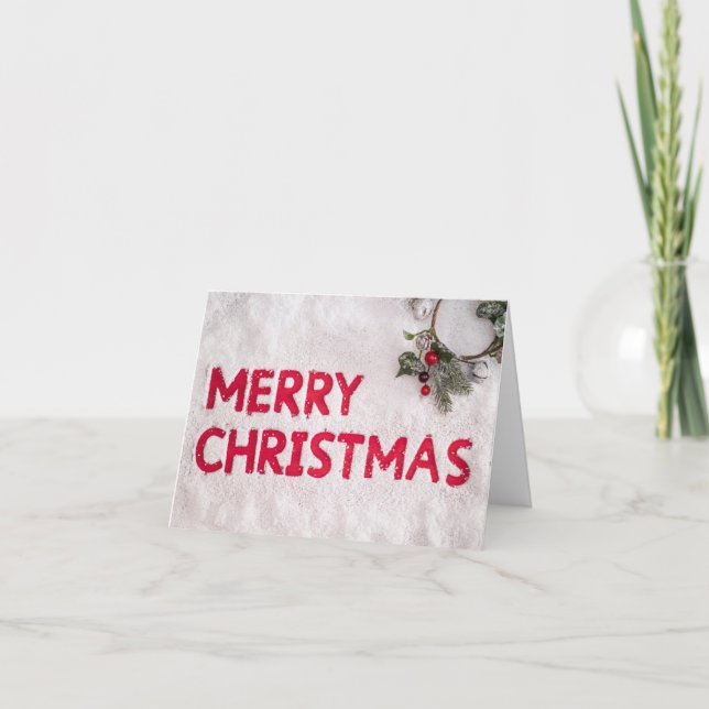 CHRISTMAS GREETEN "GNOME STYLE" UND SO NIEDLICH! K KARTE (Vorderseite)