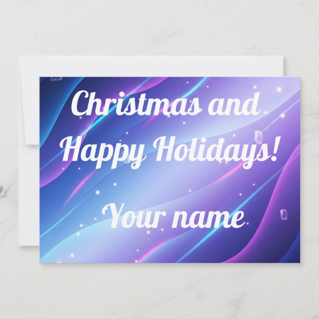 Christmas greeting beautiful  feiertagskarte (Vorderseite)