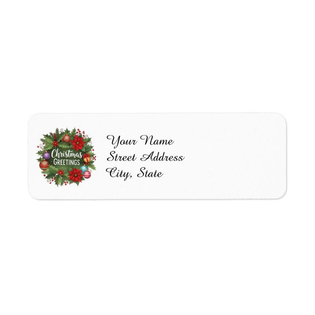 Christmas Greetings template, (Vorne)