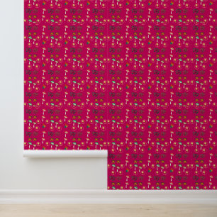 Christmas Groovy Pattern Tapete