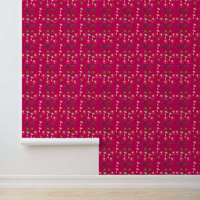 Christmas Groovy Pattern Tapete (Anwendung)