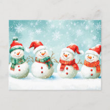 Christmas Happy Snowmans