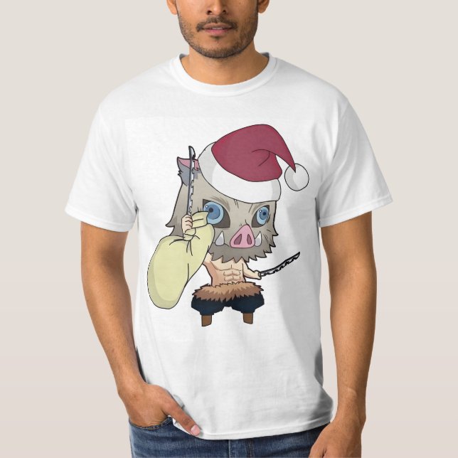 Christmas Hashibira Inosuke T-Shirt (Vorderseite)