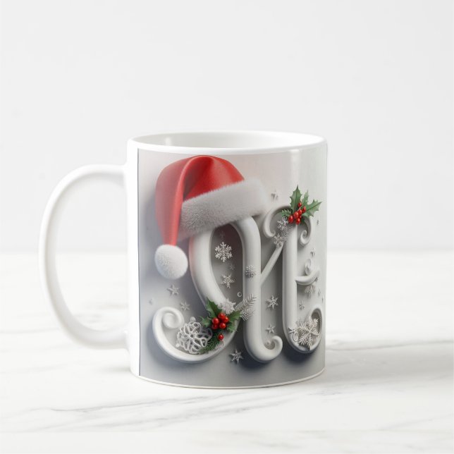 Christmas Hat Mug – Festive Holiday Coffee Cup (Gauche)
