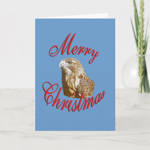 Christmas Hawk Feiertagskarte