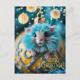 Christmas. Herzlichen Glückwunsch. Postkarte