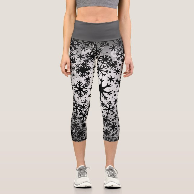 Christmas High Waisted Capris (Vorderseite)