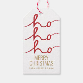 Christmas Ho Ho Ho Geschenkanhänger