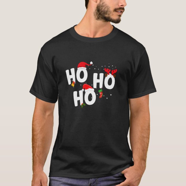 Christmas Ho Ho Ho T-Shirt (Vorderseite)