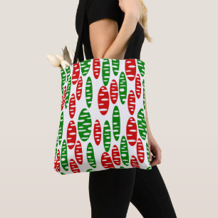 Christmas Holey Ovals Tasche