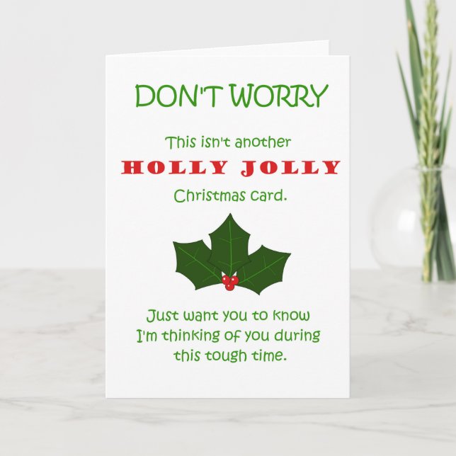 Christmas Holiday Card Feiertagskarte (Vorderseite)