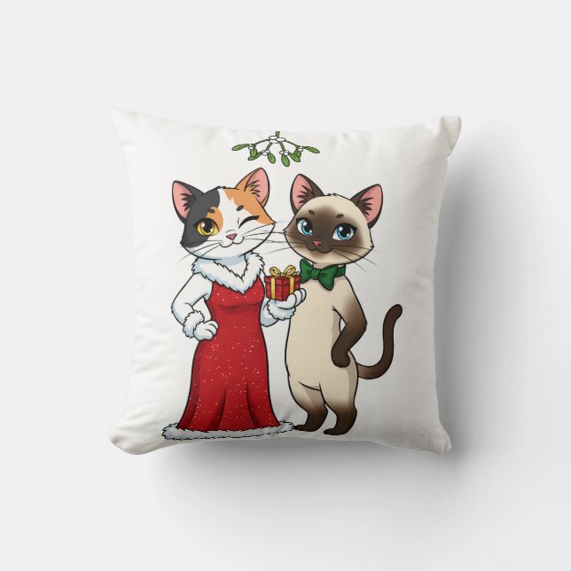 Christmas Holiday Love & Gifts Kissen (Vorderseite)