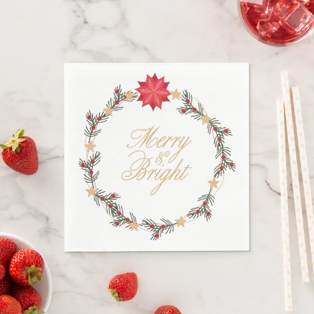 Christmas Holiday Paper Napkins Serviette (Beispiel)