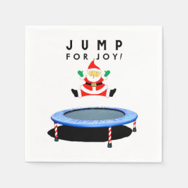 Christmas Holiday Party Trampoline Serviette