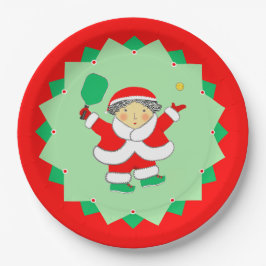 Christmas Holiday Pickleball Party Pappteller
