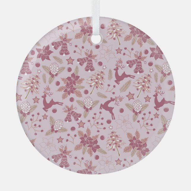 Christmas holidays ornament aus glas (Vorderseite)