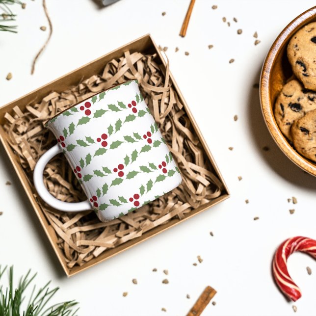 Christmas Holly Berries Mug (Créateur téléchargé)