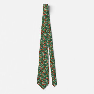 Christmas Holly Berry Neck Tie Krawatte