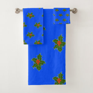 Christmas Holly, Ilex aquifolium baies rouges