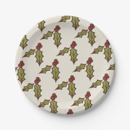 Christmas Holly Paper Tellers Pappteller