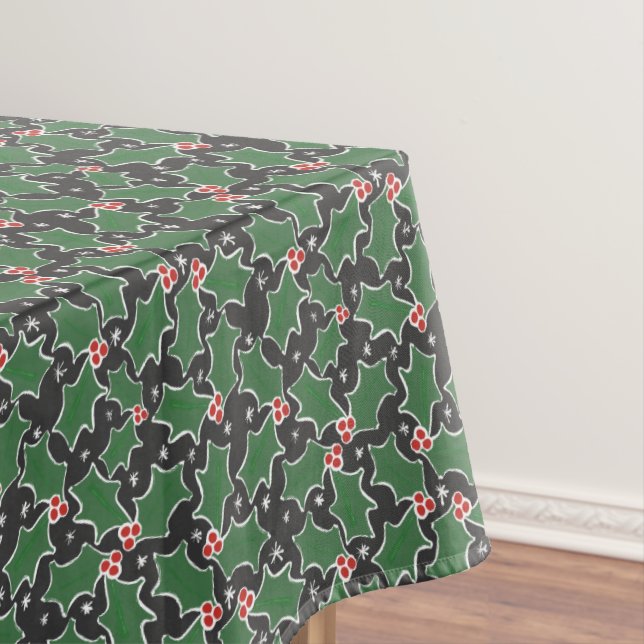 Christmas Holly Tablecloth Tischdecke (Beispiel)