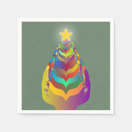 Christmas Hope and Togetherness Serviette