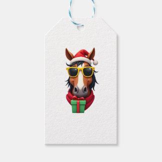 Christmas Horse Back Riding Santa Xmas Women Girls Geschenkanhänger