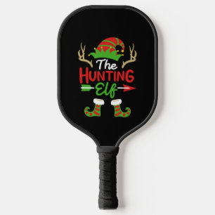 Christmas Hunting Elf Pickleball Schläger