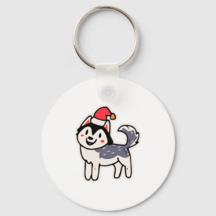 Christmas Husky Dog Lover Malamute Schlüsselanhänger