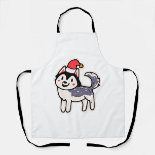 Christmas Husky Dog Lover Malamute Schürze