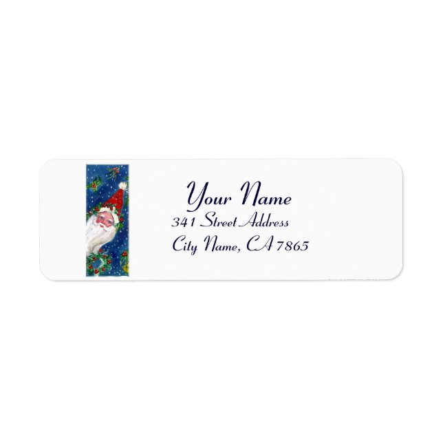 CHRISTMAS I LETTER / SANTA CLAUS MIT RED RIBBON (Vorne)