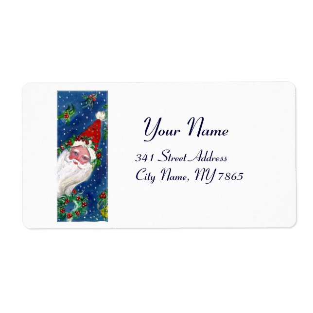 CHRISTMAS I LETTER / SANTA CLAUS MIT RED RIBBON (Vorne)